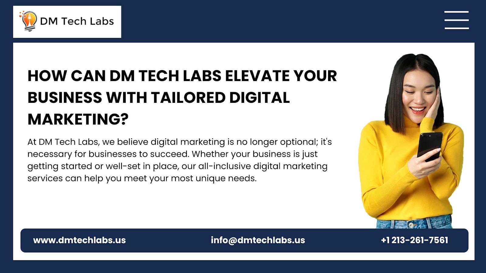 How Can DM Tech Labs Elevate Your Business With Tailored Digital Marketing ?