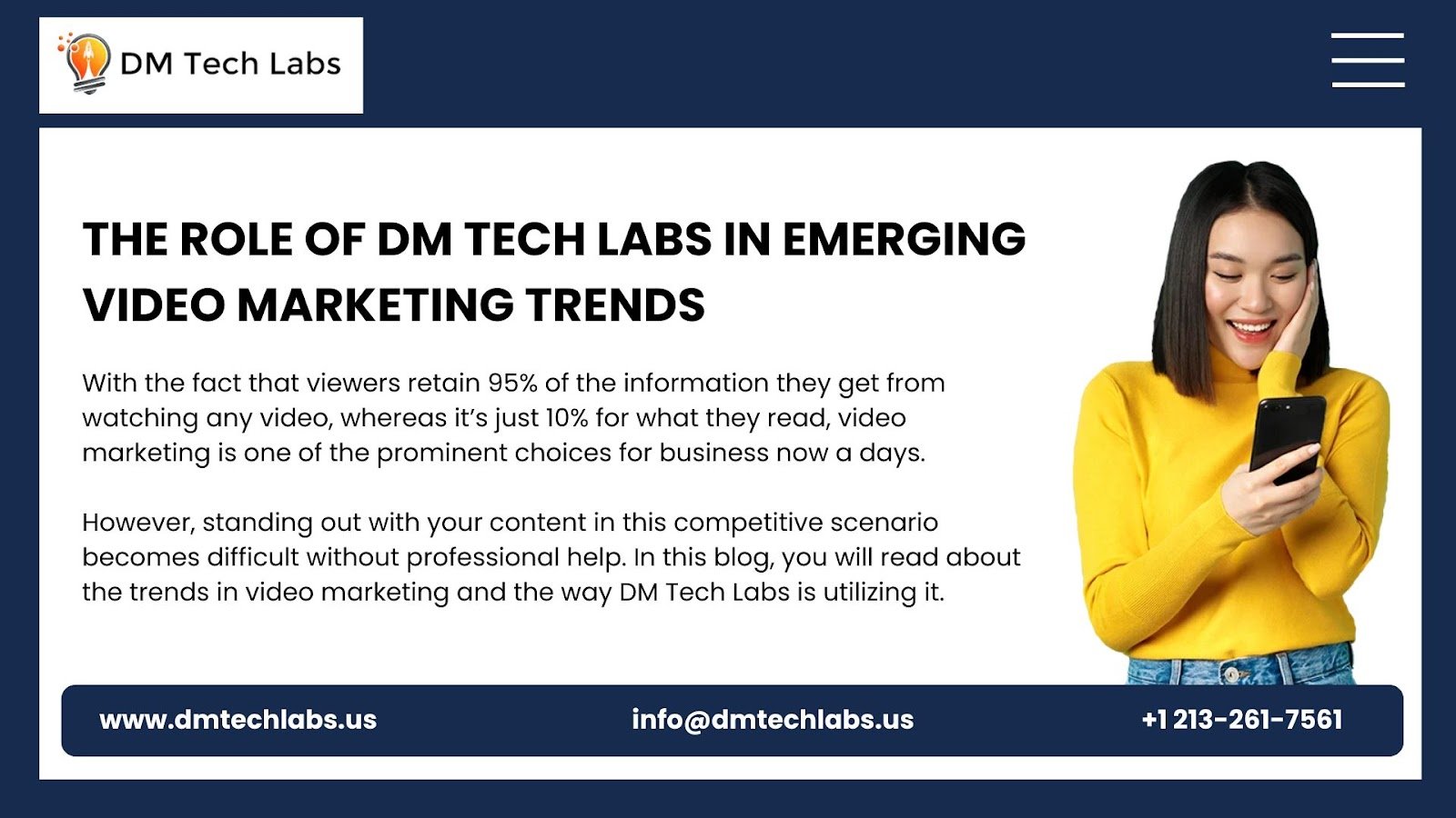 The Role of DM Tech Labs in Emerging Video Marketing Trends