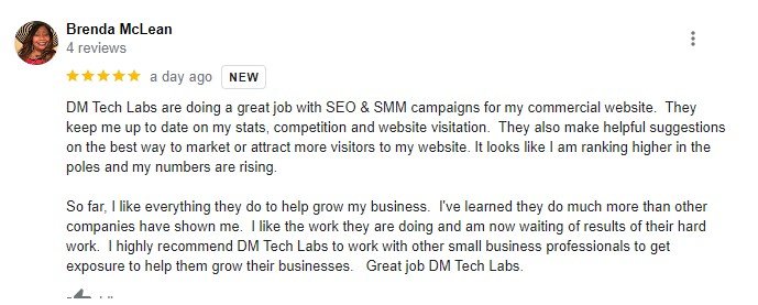 Client Review - Facebook