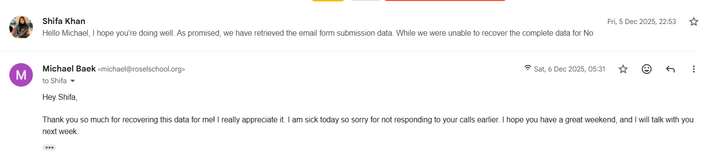 Client Review - Yelp