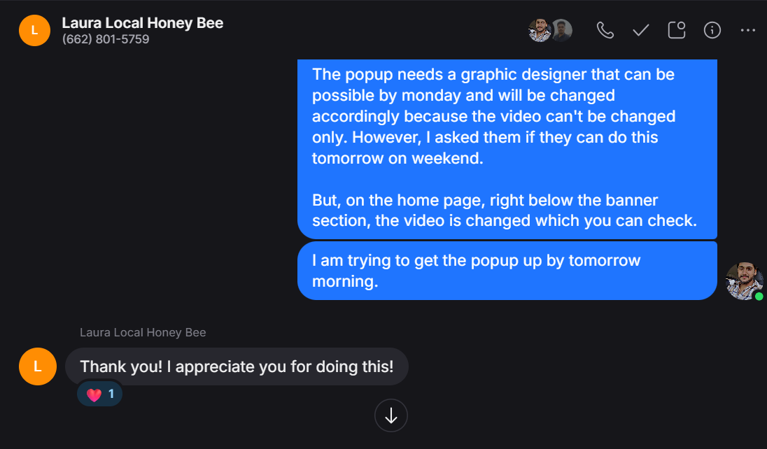 Client Review - Instagram