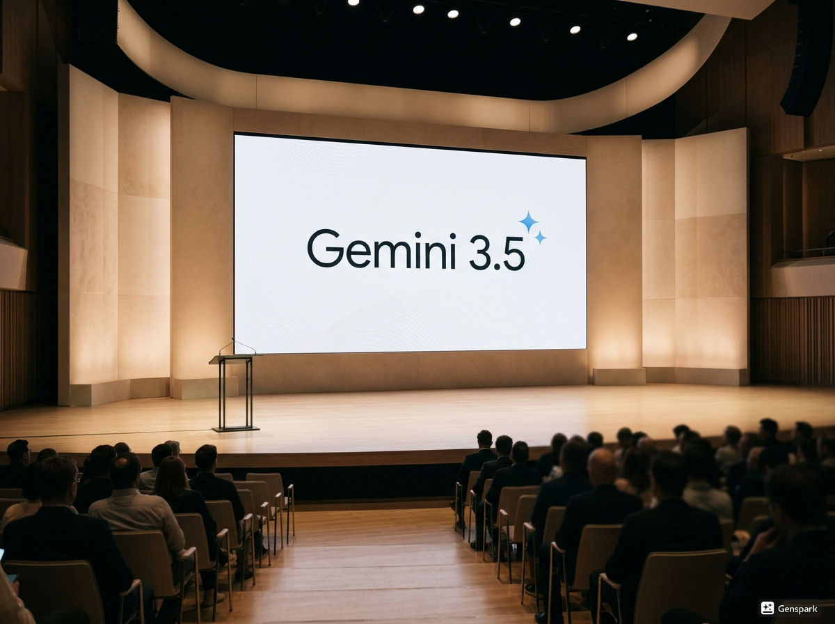 Gemini 3.5 stage screen